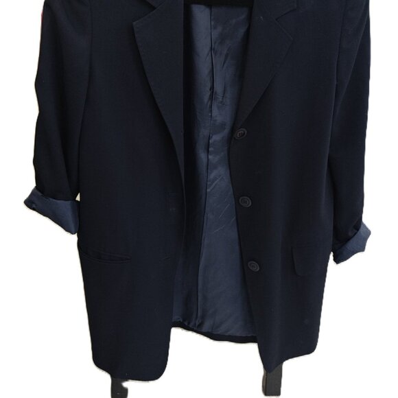 🖤 Vintage MaxMara Blazer – Made in Italy – Black Tailored Jacket - Picture 2 of 5